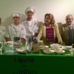 Diana Bracco commissario padiglione Italia con i giovani chef e maitre della Liguria