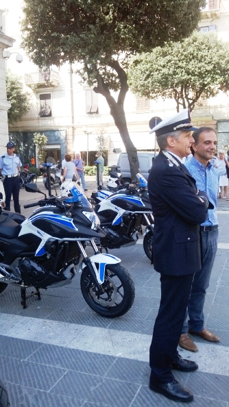 nuove moto polizia municipale savona