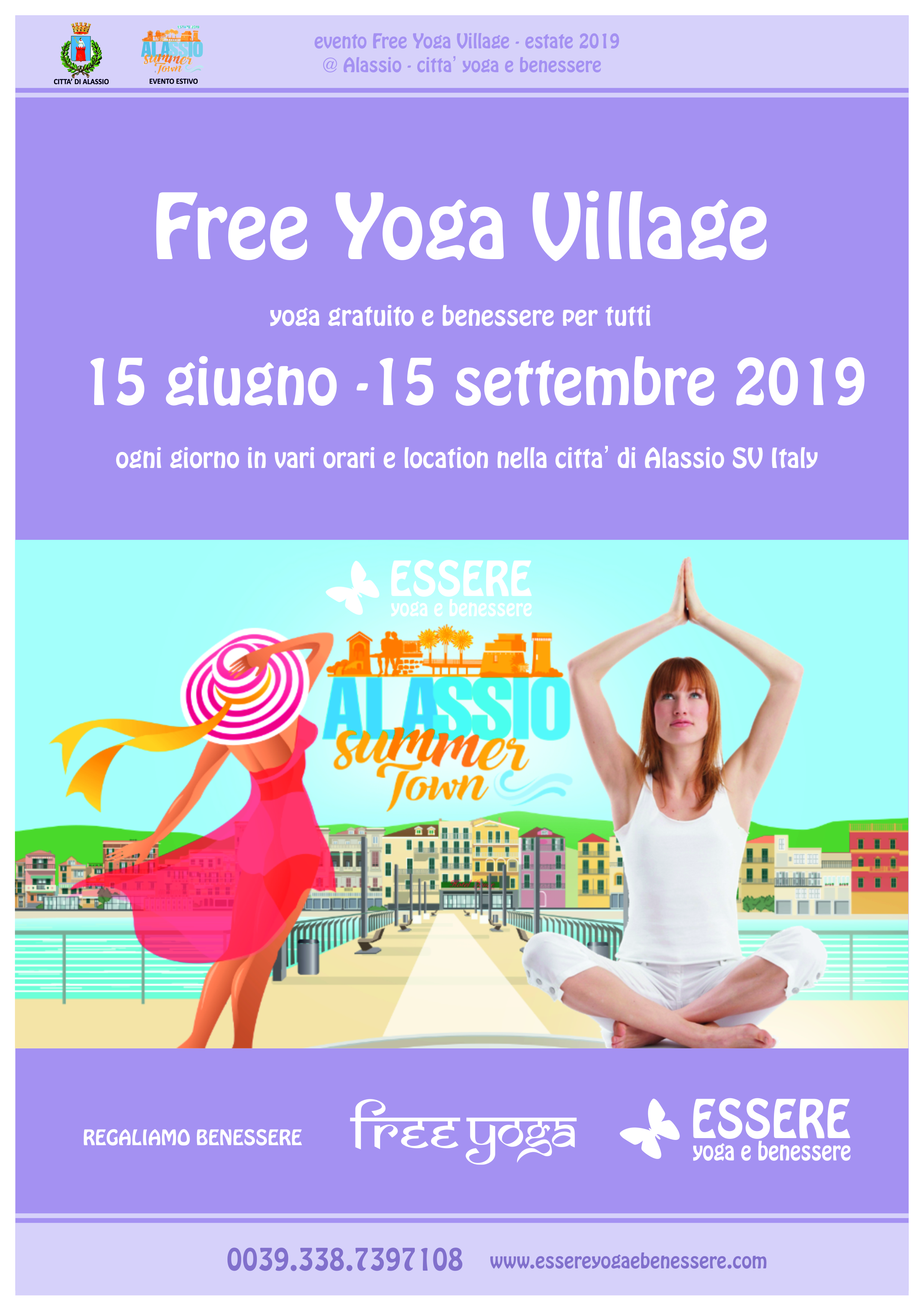 essere-free-yoga-gratuito-benessere-per-tutti-village-citta-alassio-estate-lucia-ragazzi-marcella-fiore-summer-town-wellness