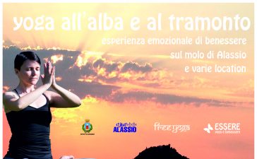 alba-tramonto-essere-free-yoga-molo-experience-esperienza-premium-gratuito-benessere-village-citta-visit-alassio-lucia-ragazzi-wellbeing-wellness